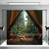 Aperturee - Aperturee Summer Natural Forest Scenery Tent Photo Backdrop